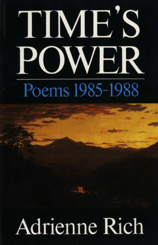 Time's power: poems 1985-88