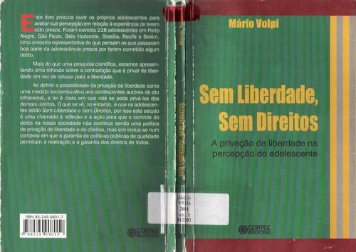 Sem liberdade, sem direitos: a privação de liberdade na percepção do adolescente