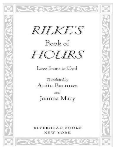 Rilke's Book of hours: love poems to God