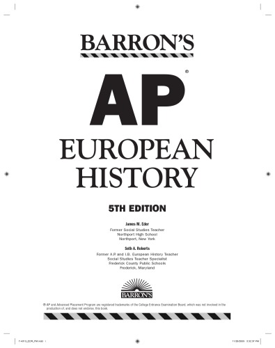 Barron's AP European history
