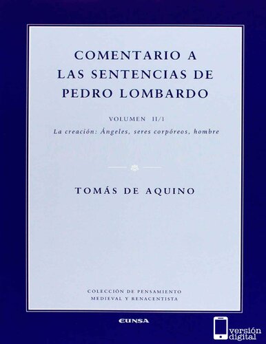 comentario a las sentencias de pedro lombardo II-1