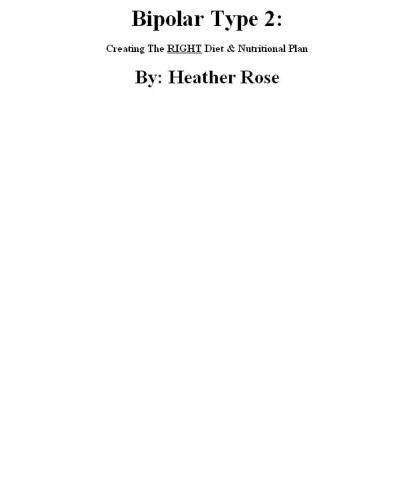 Bipolar disorder: survival guides for bipolar Type 2