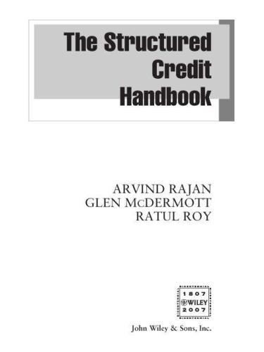The Structured Credit Handbook