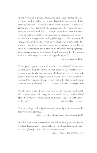 Dead Man's Cell Phone