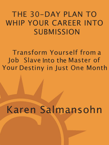 The 30-day plan to whip your career into submission: transform yourself from job slave into the master of your destiny in just one month