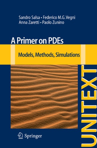 A primer on PDEs: models, methods, simulations