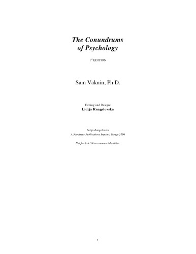 Conundrums of Psychology