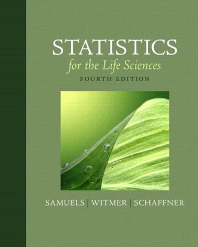 Statistics for the life sciences