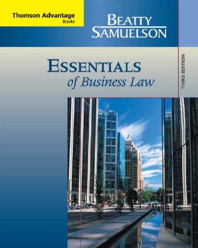 Business law and the legal environment