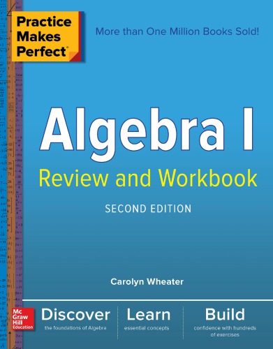 Algebra I: review and workbook