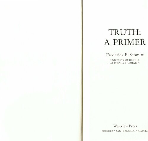 Truth: A Primer