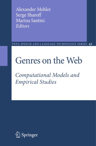 Genres on the Web: Computational Models and Empirical Studies