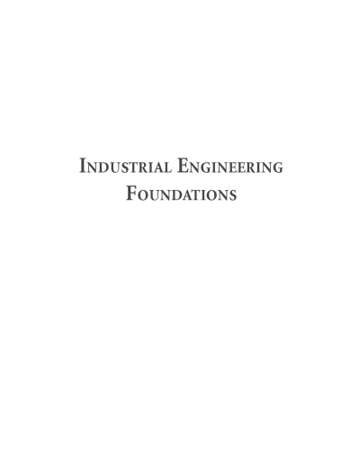 Industrial engineering foundations: bridging the gap between engineering and managment