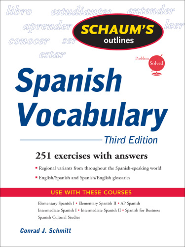 Schaum's outlines: Spanish vocabulary