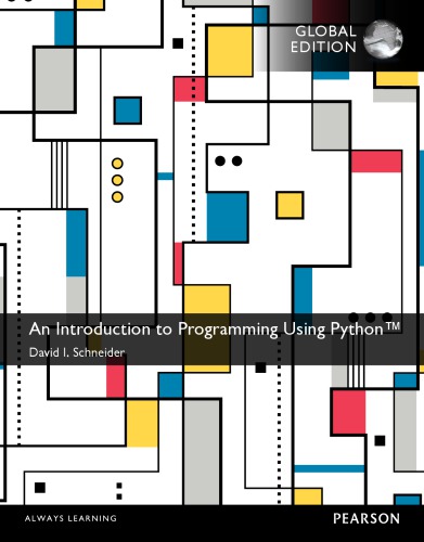 An introduction to programming using Python