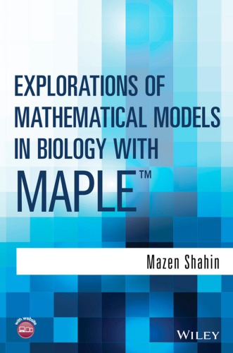Explorations of mathematical models in biology with MapleO
