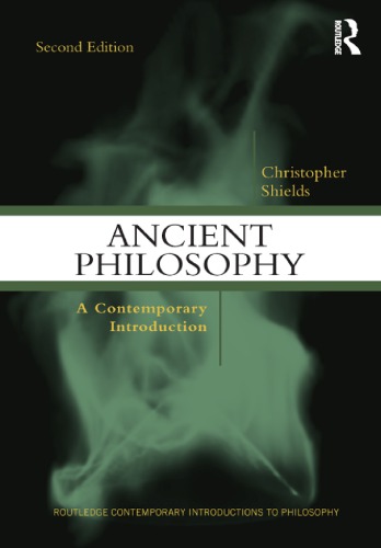 Ancient philosophy a contemporary introduction