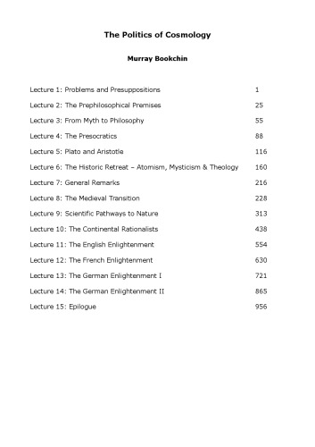 The Politics of Cosmology