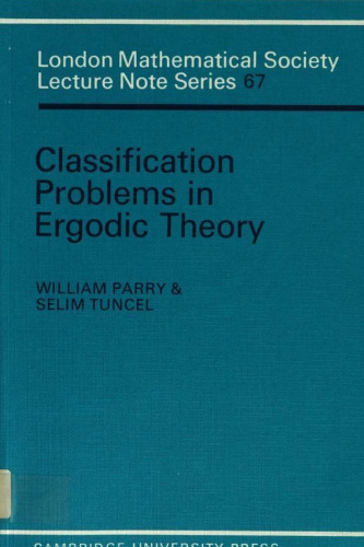 Classification problems in ergodic theory