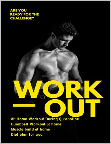 At-Home Workout During Quarantine Dumbbell Workout at Home Muscle build at home Diet plan for you: Total Body Home Workout With Dumbbells