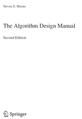 Algorithm Design Manual, The