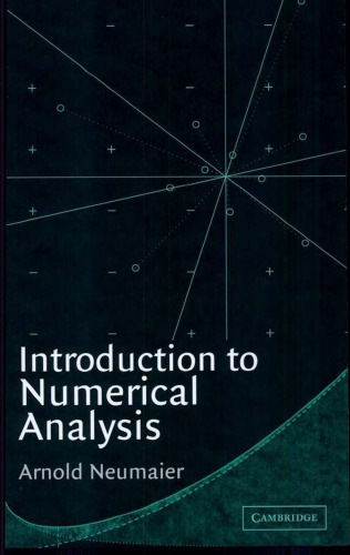 Introduction to Numerical Analysis