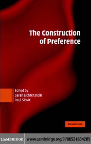 The construction of preference