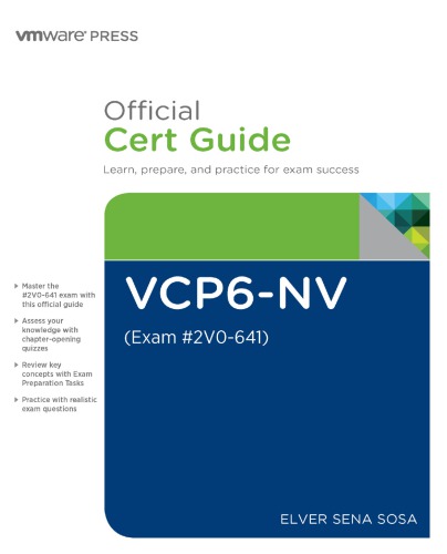 VCP6-NV official cert guide: (exam #2V0-641)