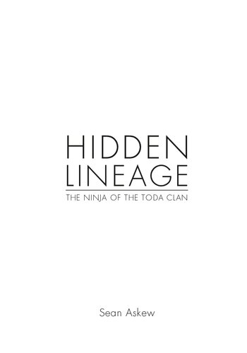 Hidden Lineage: The Ninja of the Toda Clan