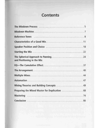 Sound Advice on Mixing (Instantpro Series)