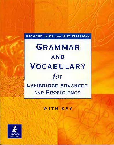 Grammar and vocabulary for Cambridge advanced and proficiency English certification