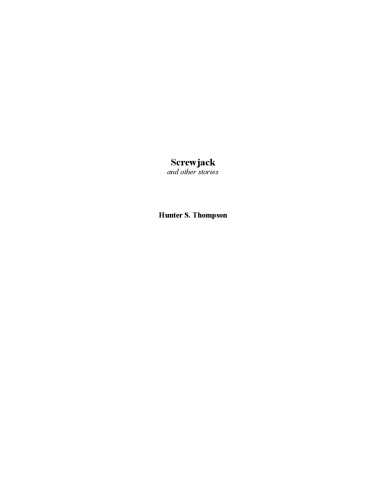 Screw-jack, and other stories