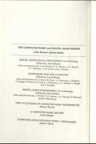 Composers and the computer /