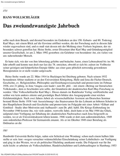 Jahrbuch der Karl-May-Gesellschaft 1992