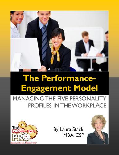 The performance engagement model: managing the five personality profiles in the workplace