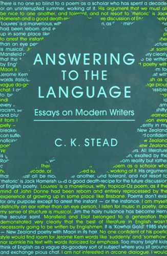 Answering to the Language: Essays on Modern Writers