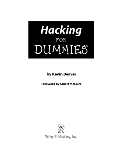Hacking for Dummies