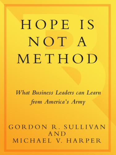 Hope is not a method: what business leaders can learn from America's army