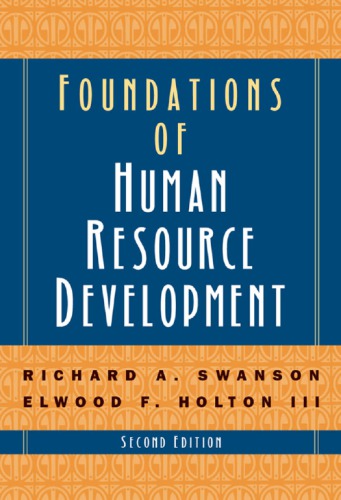 Foundations of human resource development