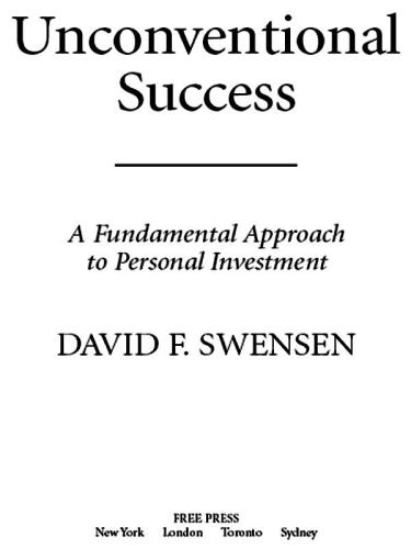 Unconventional Success: A Fundamental Approach to Personal Investment
