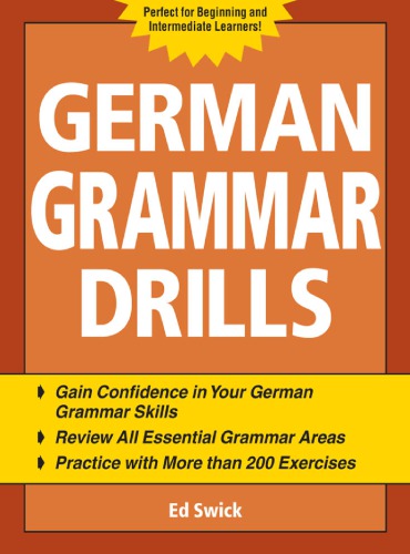 German grammar drills