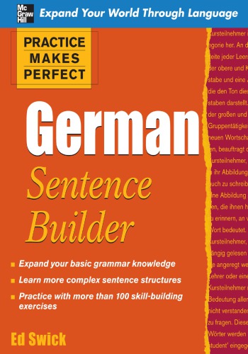German sentence builder