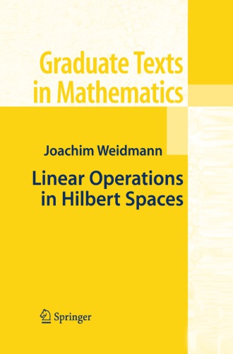 Linear operators in Hilbert spaces