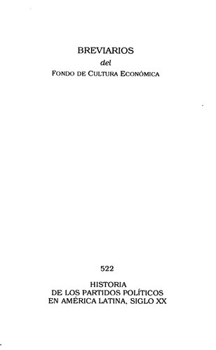 Historia de los partidos políticos en América Latina, siglo XX