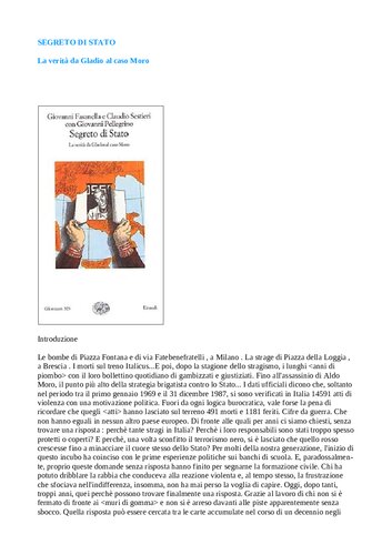 Segreto di Stato. La verità da Gladio al caso Moro