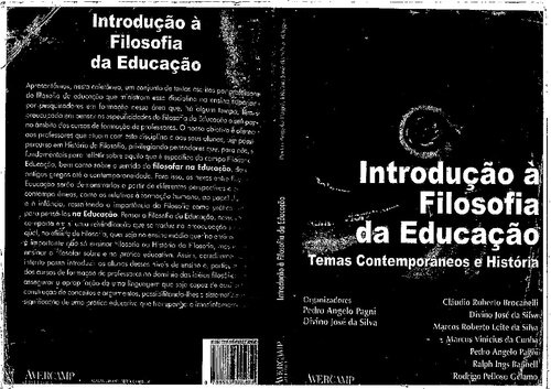 Introdução à filosofia da educação