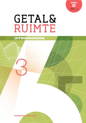 Getal & Ruimte VWO D Deel 3 Uitwerkingen