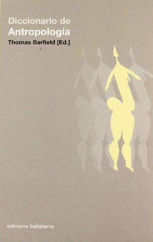 Diccionario de antropología