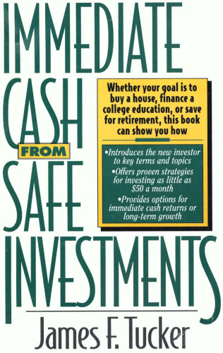 Best answer for more money: immediate cash from safe investments