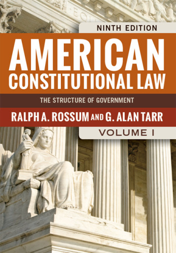 American Constitutional Law, Volume I